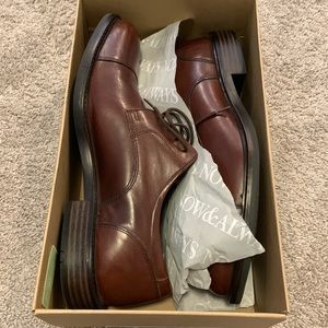 New in Box Johnston & Murphy Tabor Cap Toe Dress Shoes size 12